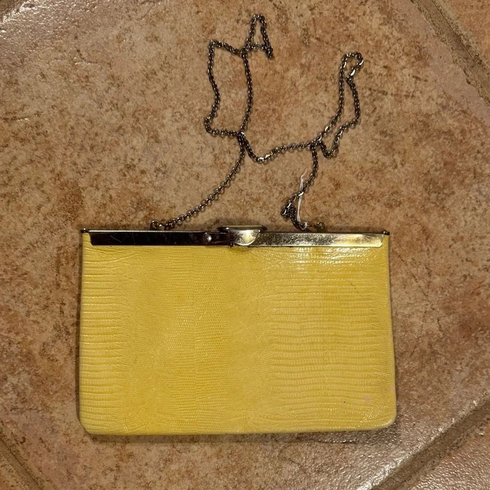 Vintage Etra Elegant Leather Clutch Bag